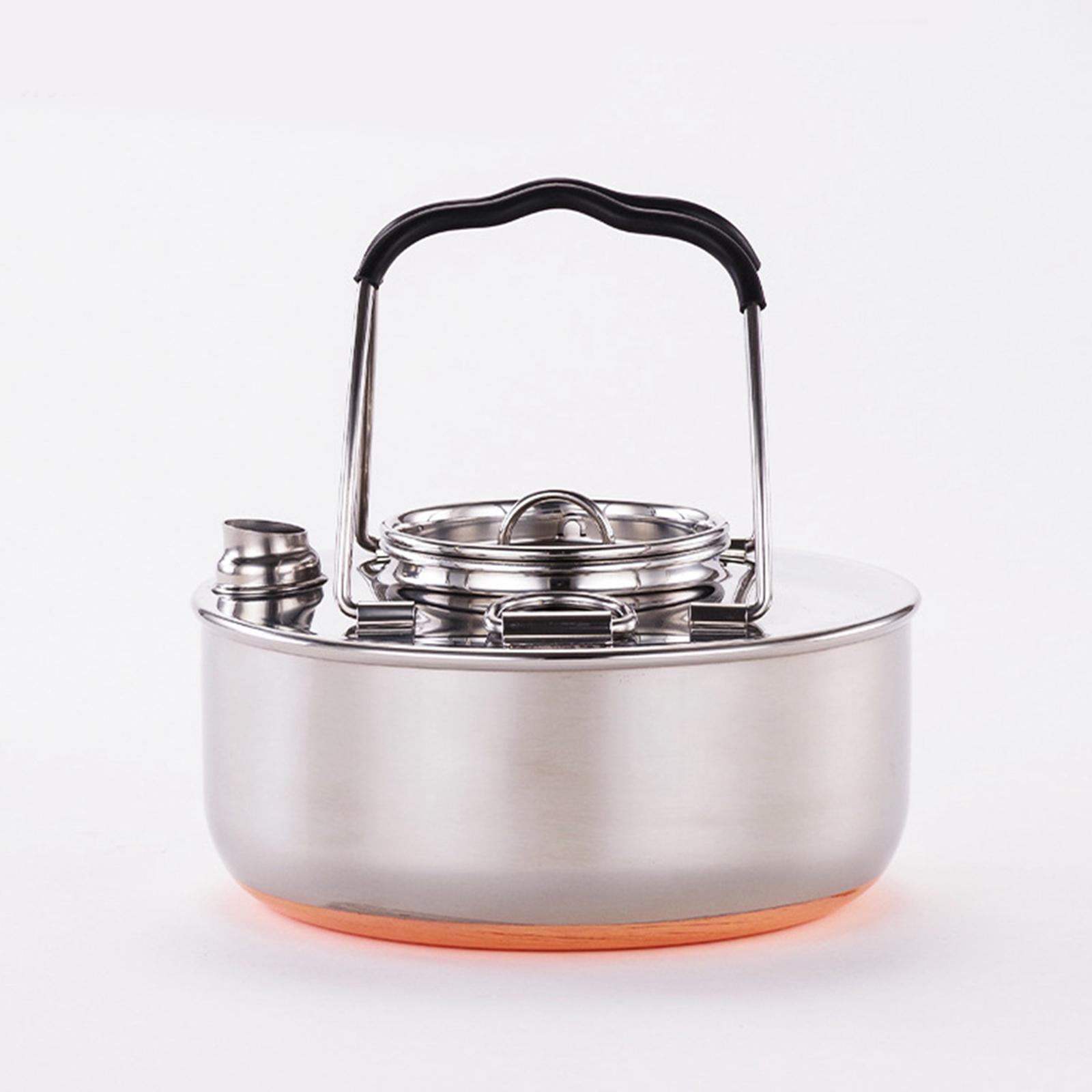 Camping Lightweight Cooking Pot - Chaleira portátil para cozinhar, chaleira leve