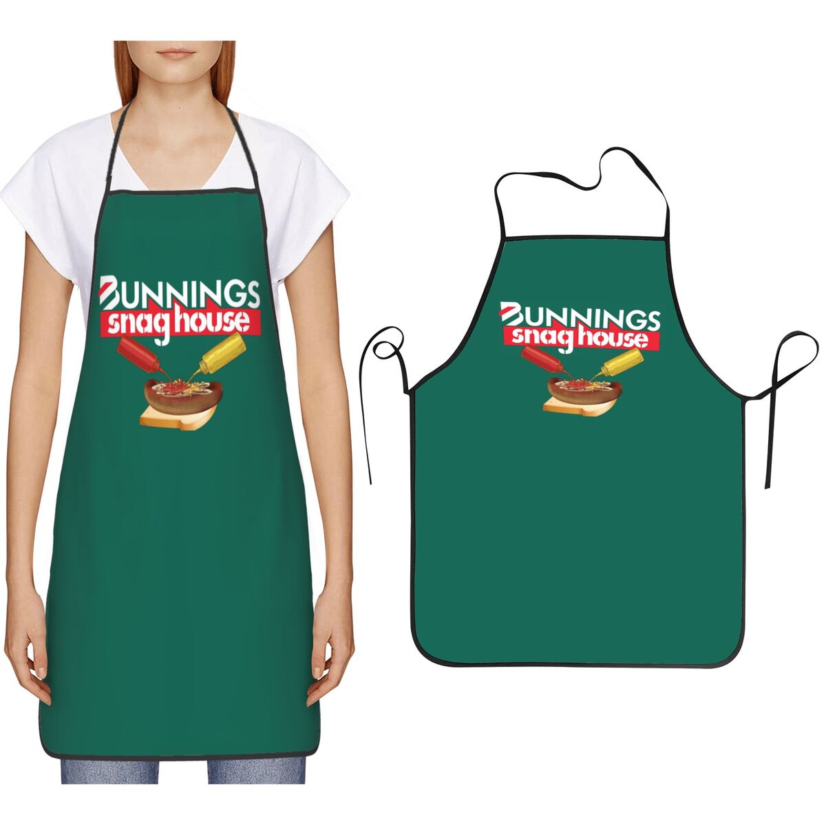 Camping Cooking Apron - Bunnings snaghouse aventais chef cozinhar cozimento