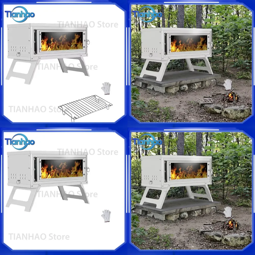 Camping Cooking Must Haves - Novo Churrasqueira de Aço Inoxidável Portátil