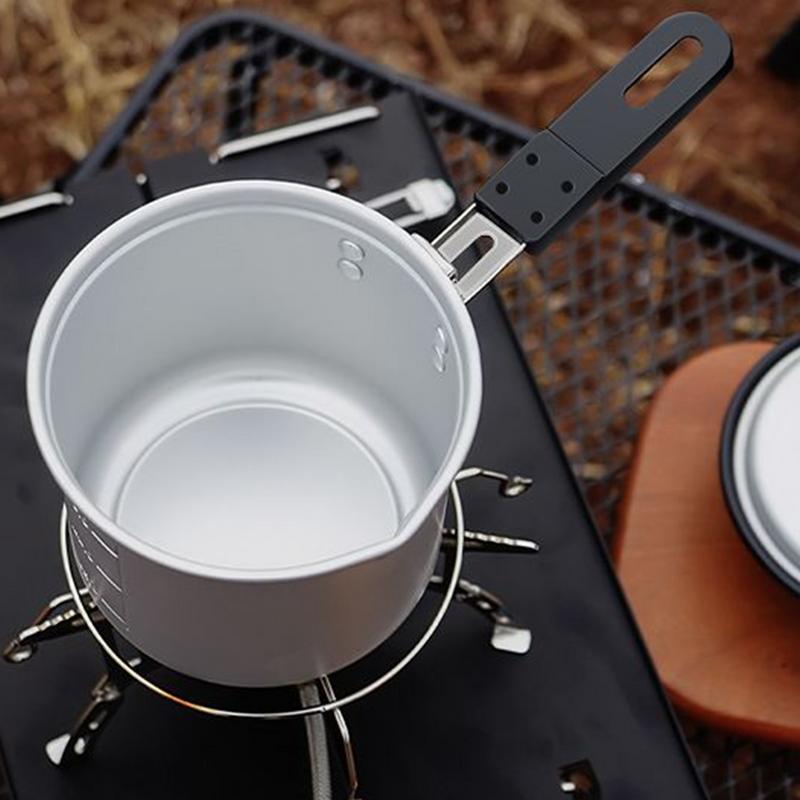 Camping Lightweight Cooking Pot - Pote de acampamento dobrável 700ml, panela