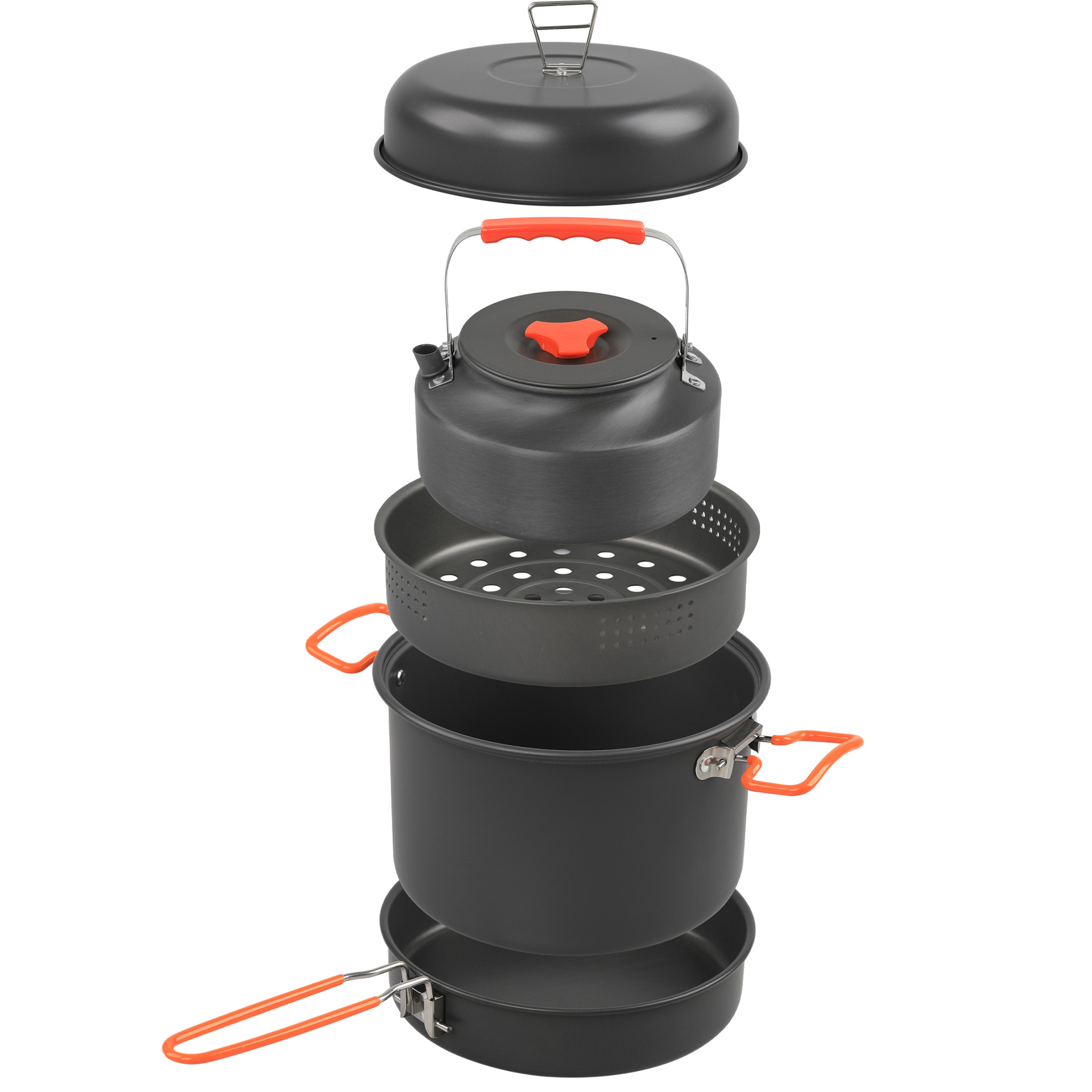 Camping Cooking Pot Set - Conjunto de panelas ao ar livre,