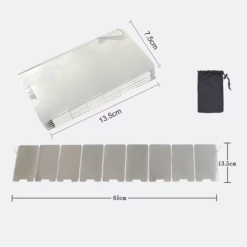 Fogão ao ar livre escudo de ve - Camping Cooking Windshield avaliação e preço