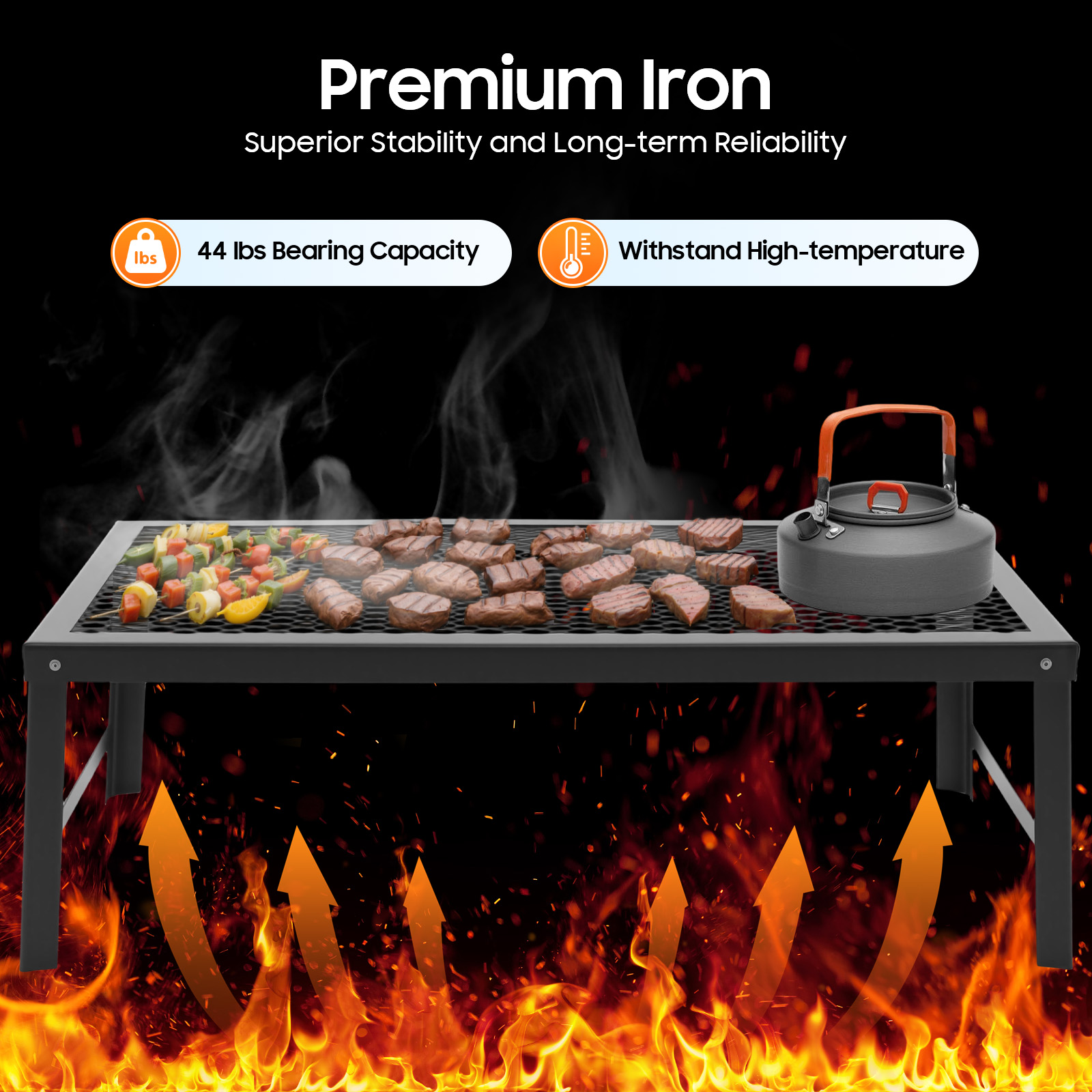 Churrasqueira para Fogueira, C - Camping Cooking Set Compact avaliação e preço