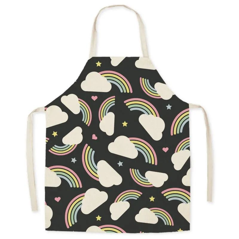 Verão arco-íris sol padrão abs - Camping Cooking Apron avaliação e preço