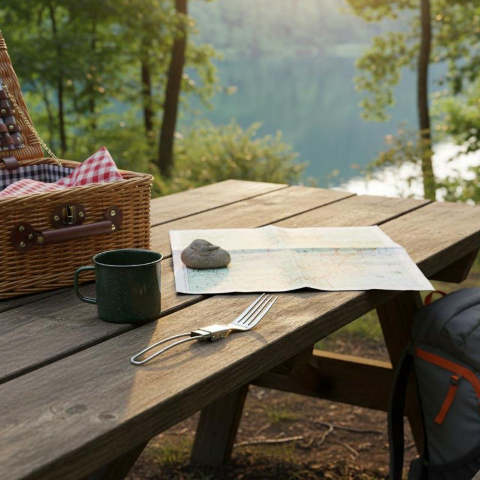 Conjunto de Talheres Dobráveis - Camping Cooking Set Compact avaliação e preço