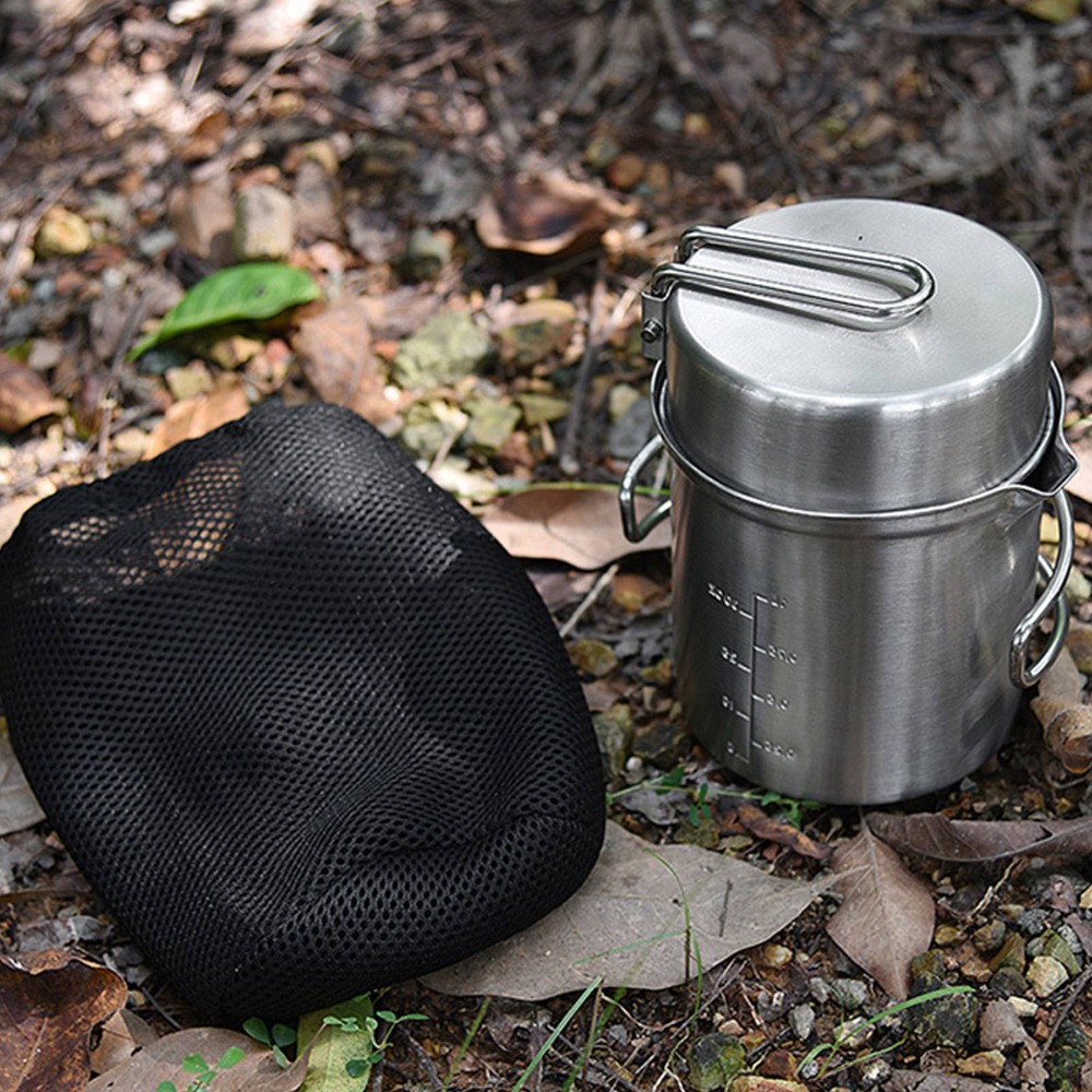 Conjunto de Utensílios de Cozi - Camping Cooking Pot Set avaliação e preço
