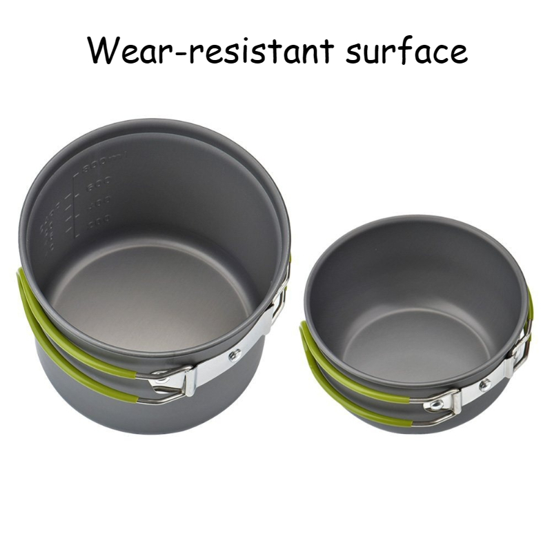 Conjunto de panelas portáteis  - Camping Lightweight Cooking Pot avaliação e preço