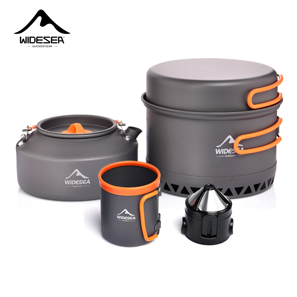 Utensílios de mesa para acampa - Camping Cooking Pot Set avaliação e preço