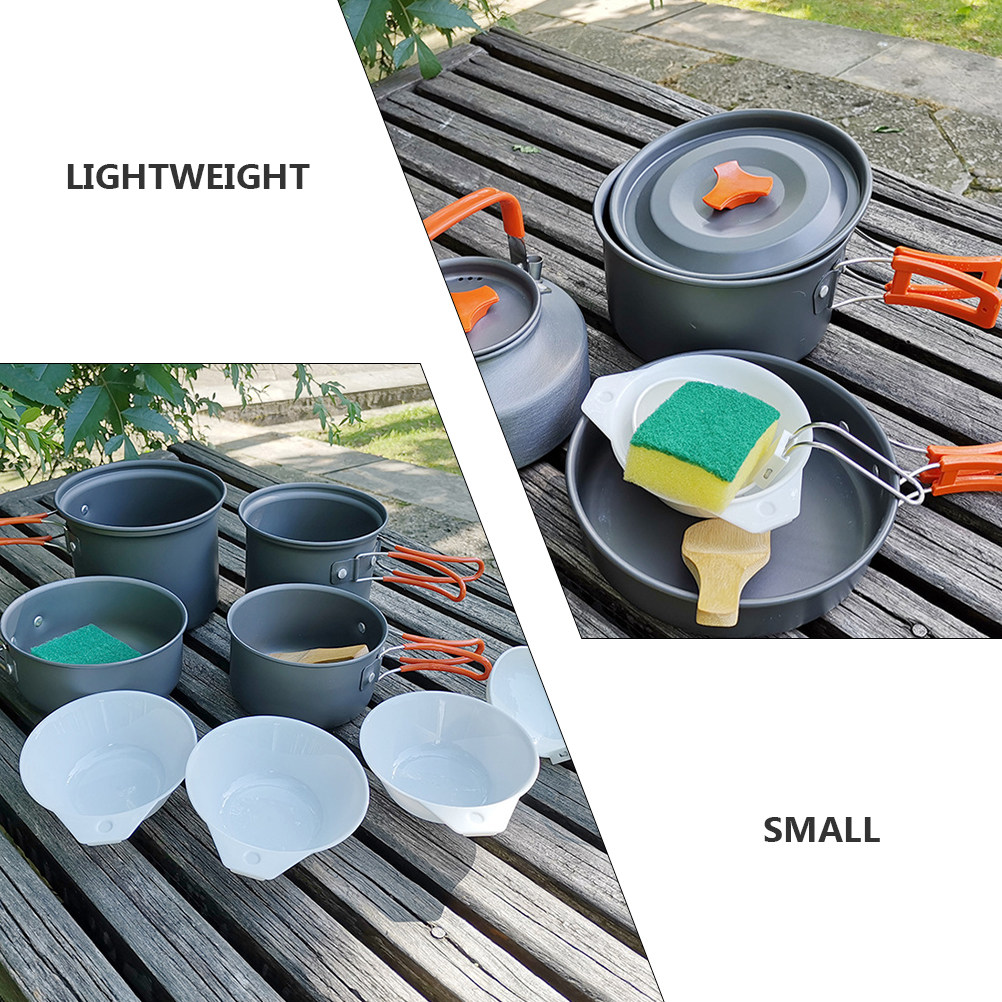 Conjunto de talheres compactos - Camping Cooking Set Compact avaliação e preço