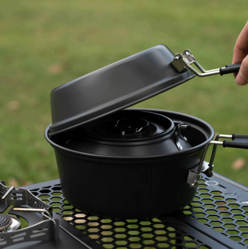 Conjunto de panelas de acampam - Camping Lightweight Cooking Pot avaliação e preço