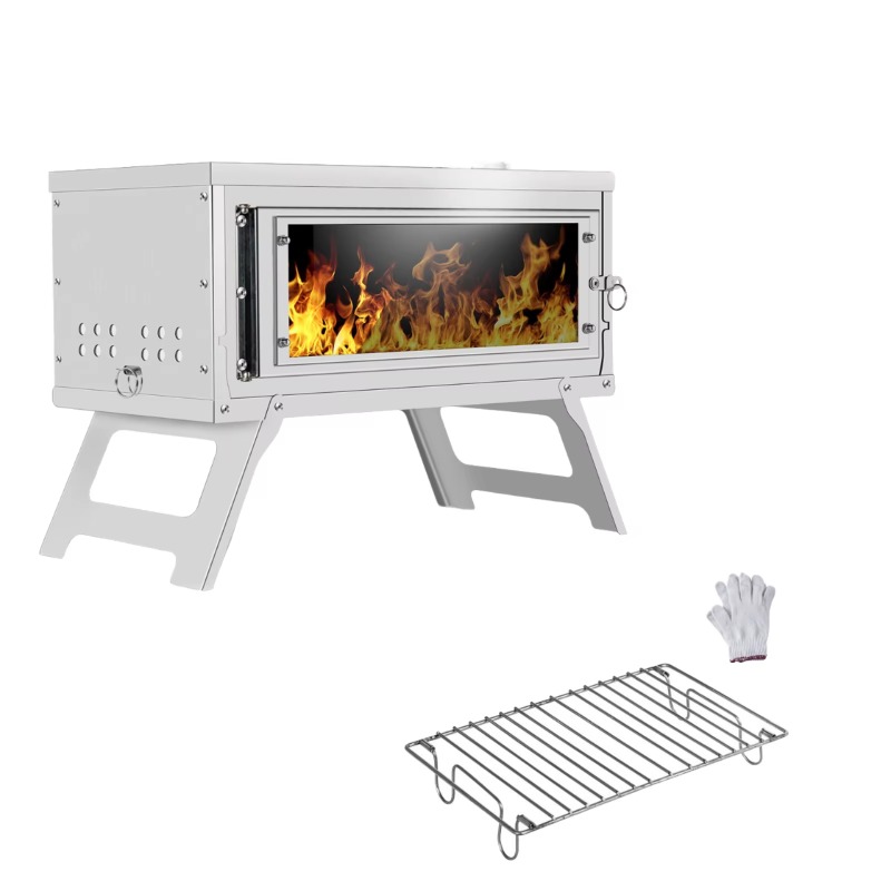 Fogão de churrasco de aço inox - Camping Cooking Must Haves avaliação e preço