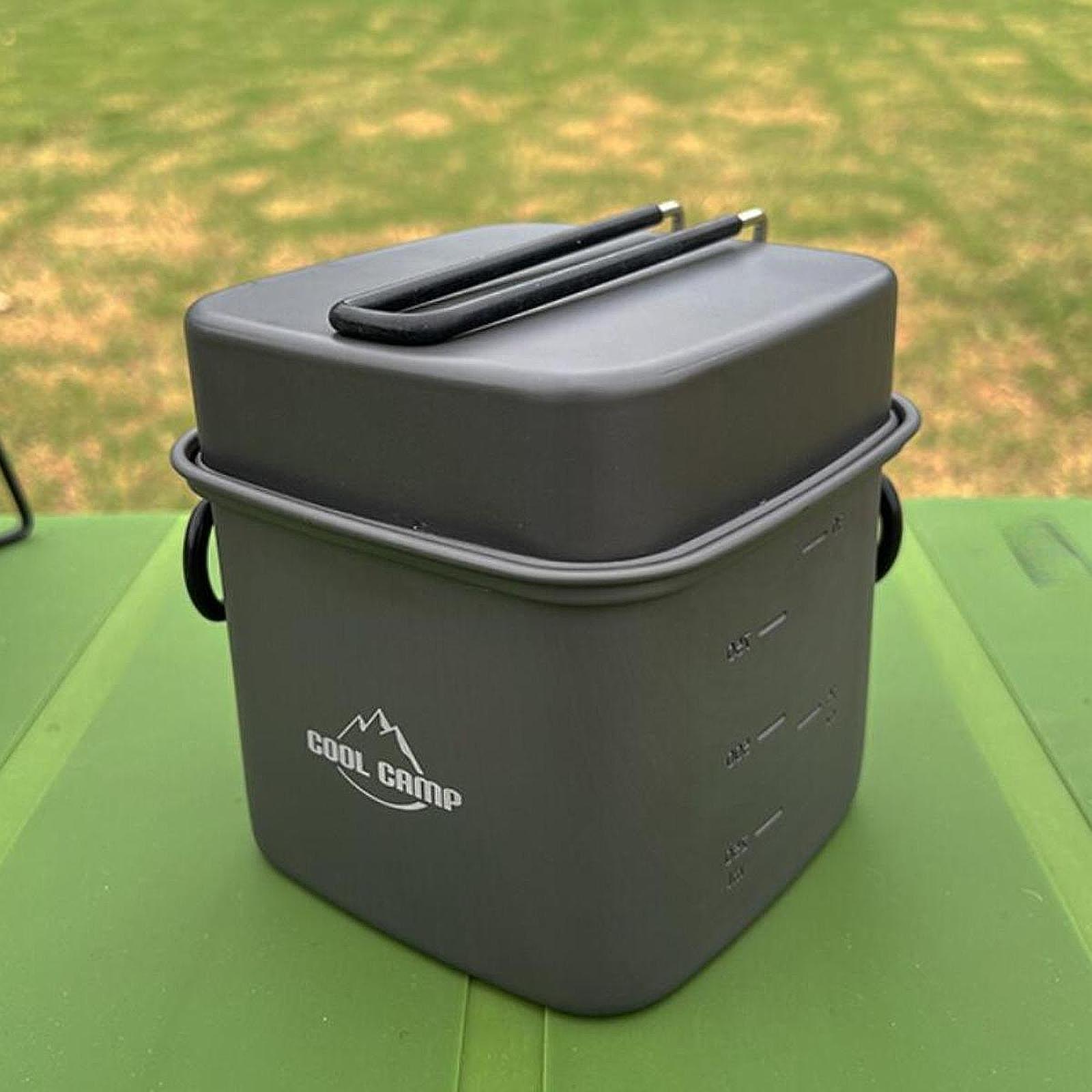 Conjunto de Utensílios de Cozi - Camping Cooking Pot Set avaliação e preço