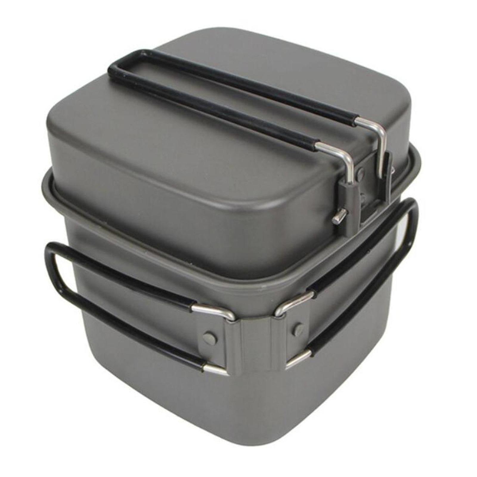 Conjunto de Utensílios de Cozi - Camping Cooking Pot Set avaliação e preço