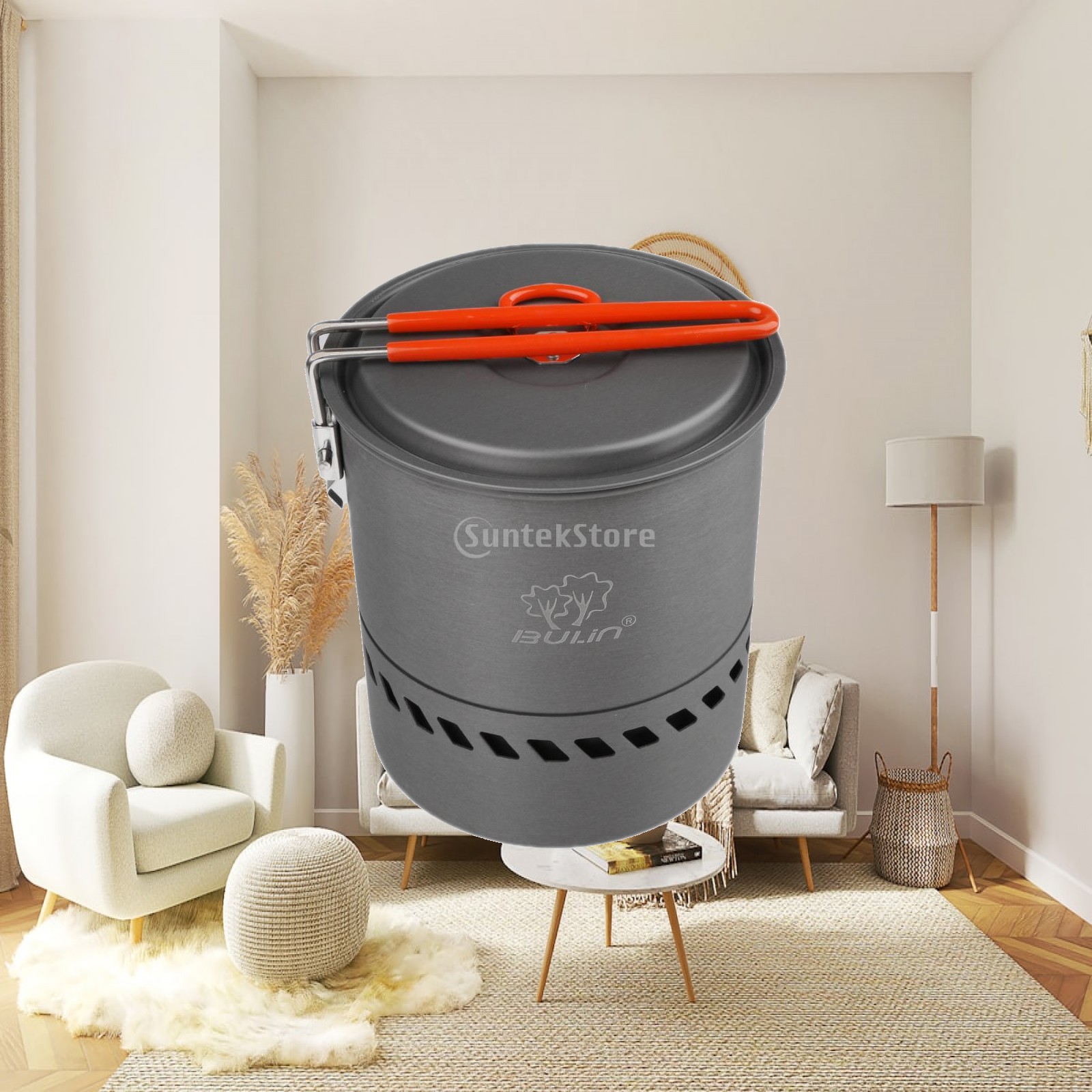 Panela de Camping em Liga de A - Camping Lightweight Cooking Pot avaliação e preço