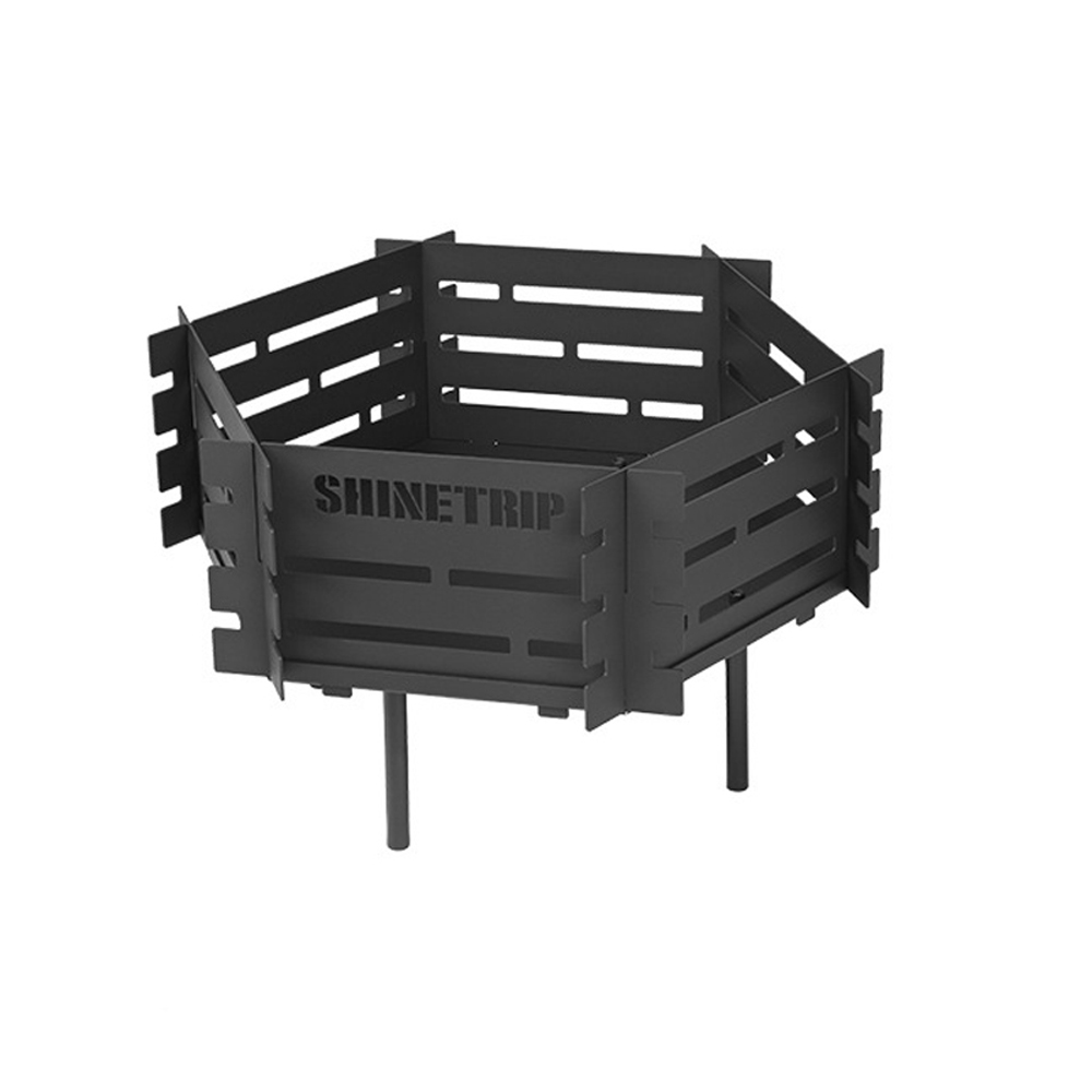 Braçadeira de lenha para acamp - Camping Cooking Windshield avaliação e preço