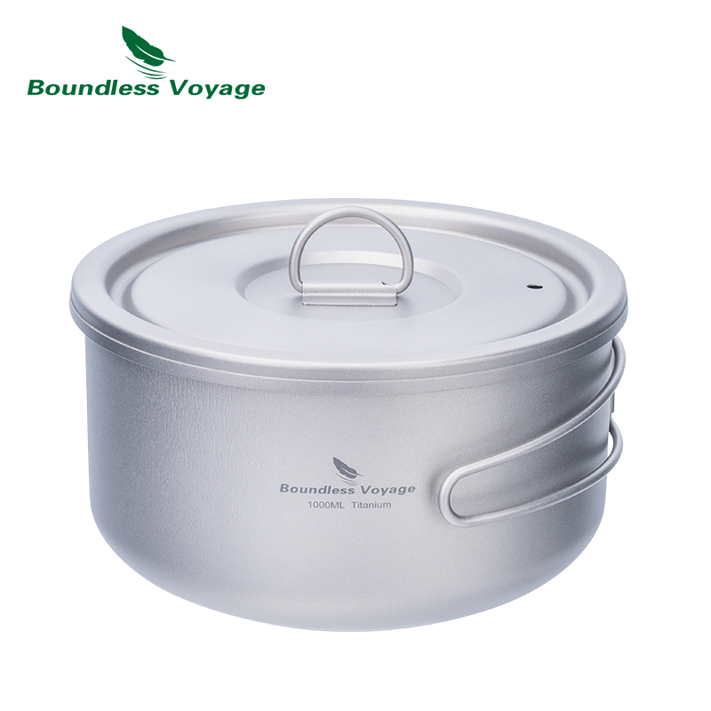 Pote de acampamento de titânio - Camping Cooking Pot Set avaliação e preço