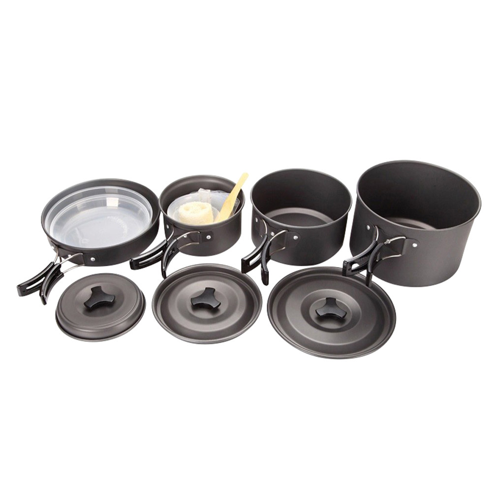 Conjunto de Utensílios de Cozi - Camping Cooking Set Compact avaliação e preço
