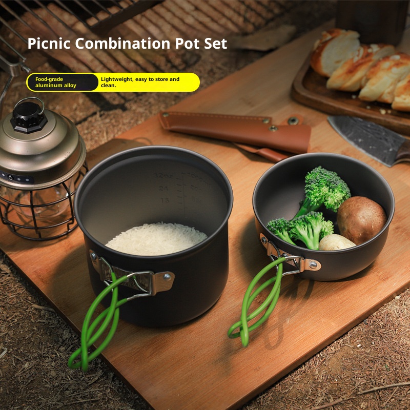 Conjunto de Utensílios de Cozi - Camping Cooking Set Compact avaliação e preço